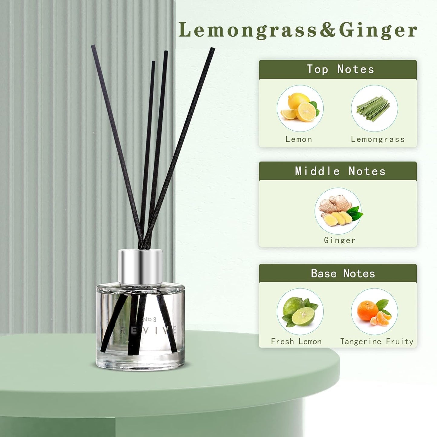 3 Pack Reed Diffuser Set 50ML