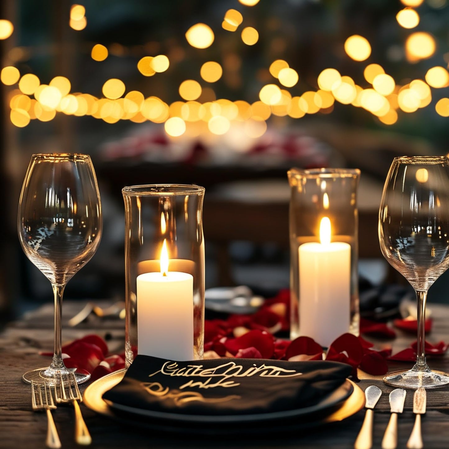 36-Pack White Pillar Candles with Glass Cylinder