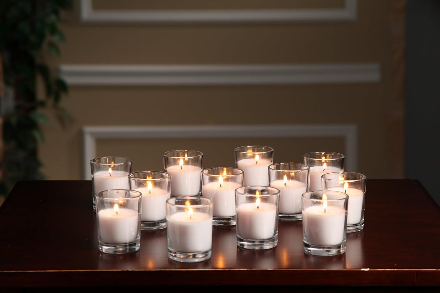 Hosley 240 Ivory Votive Candles