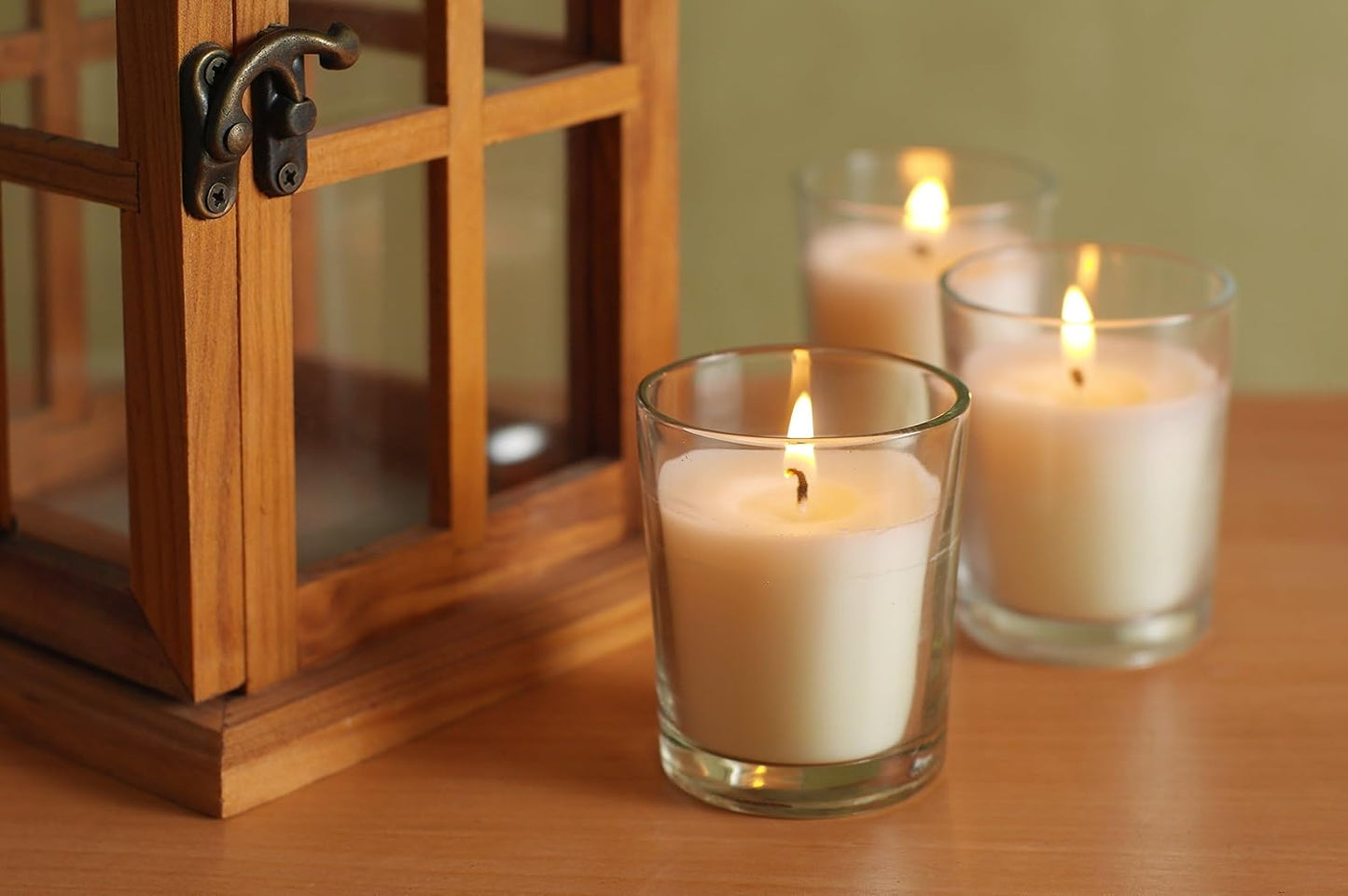 Hosley 240 Ivory Votive Candles