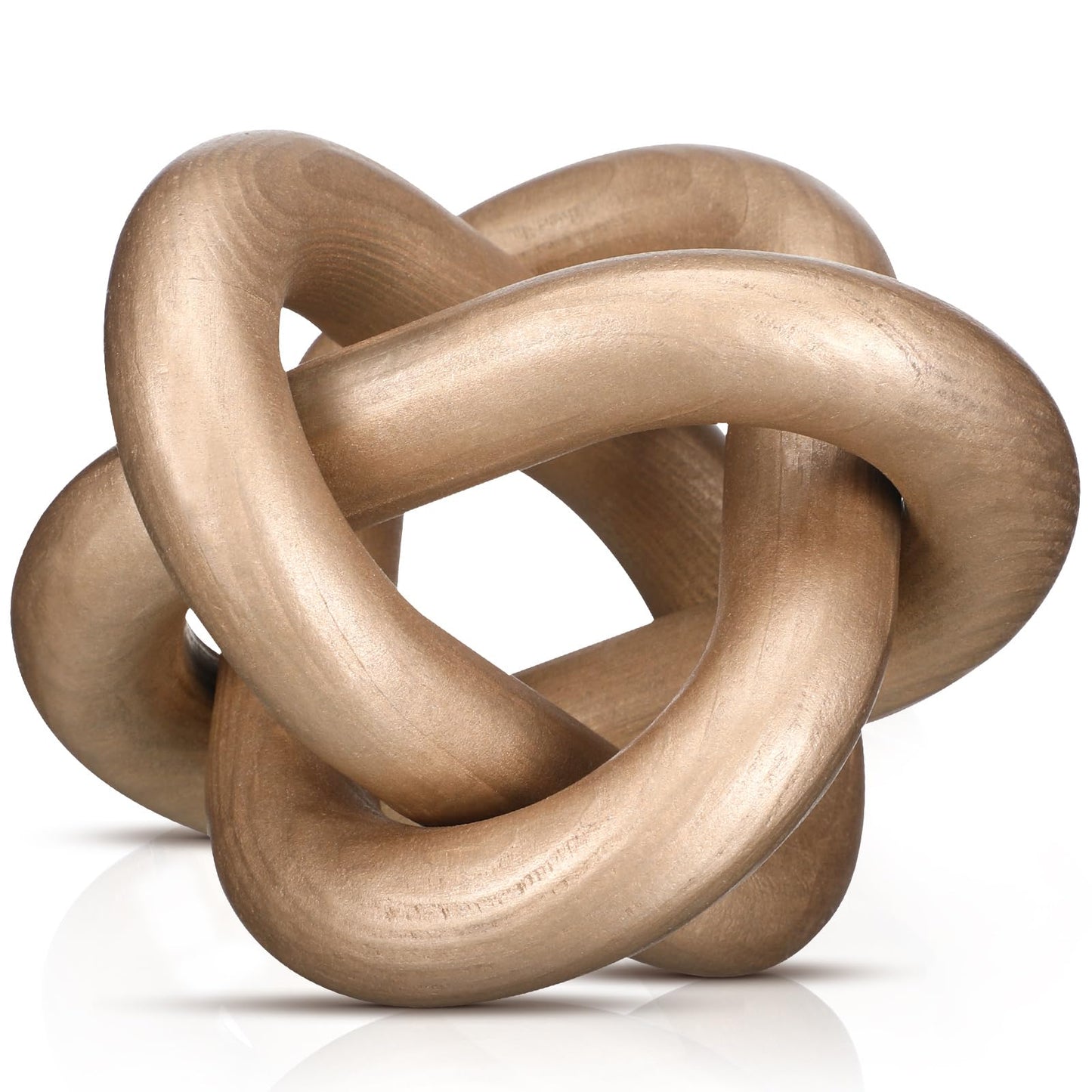 Yalikop Wood Knot Decor, White