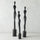 Nikki Chu Female Sculptures, Set of 3, Black