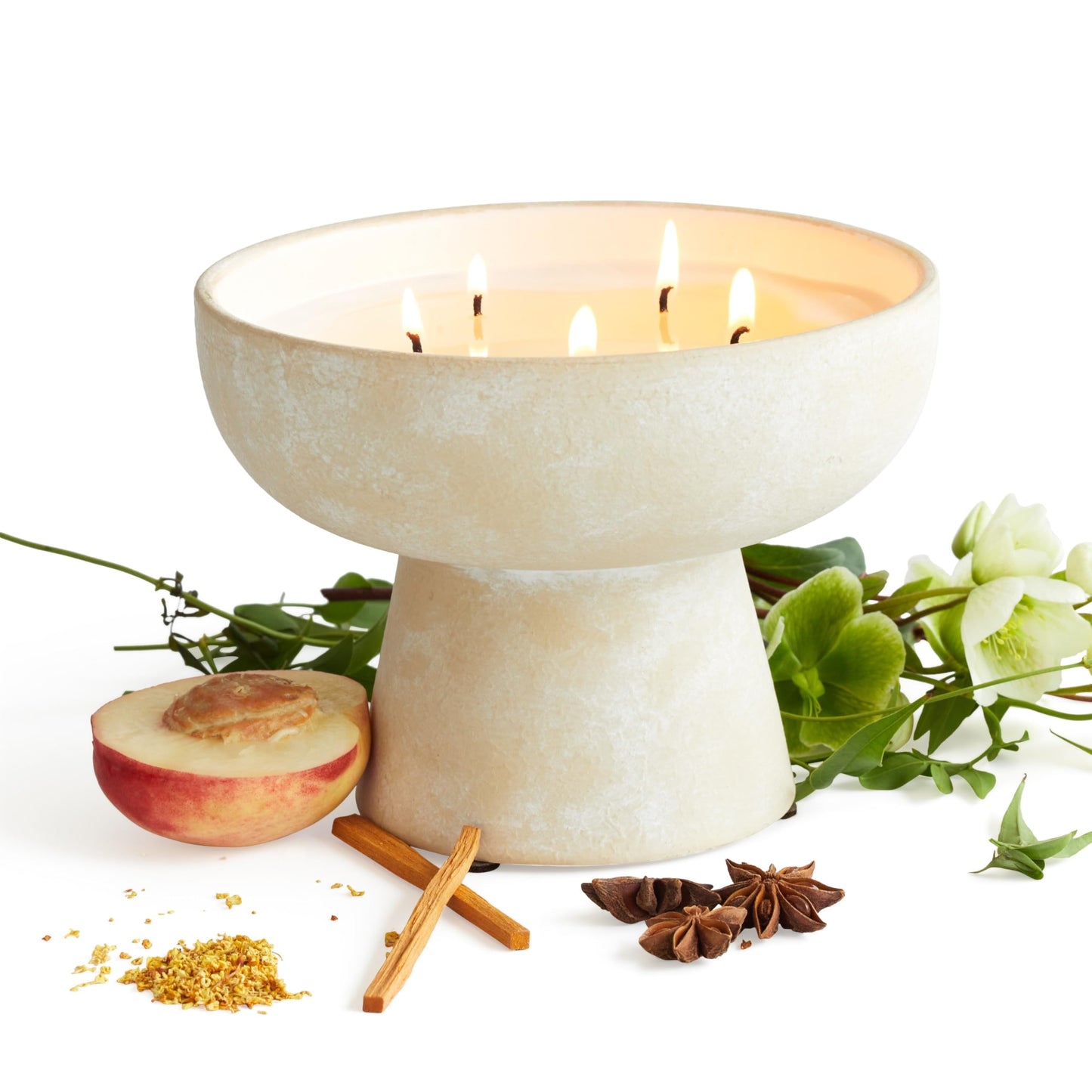 BLUEME 6-Wick Bergamot & Musk Candle