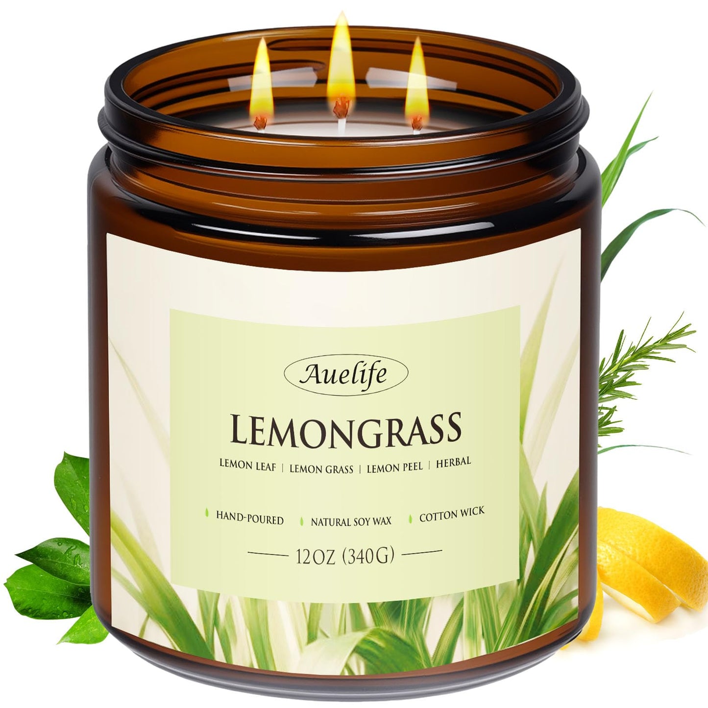 Auelife 4-Pack Fall Scented Candles
