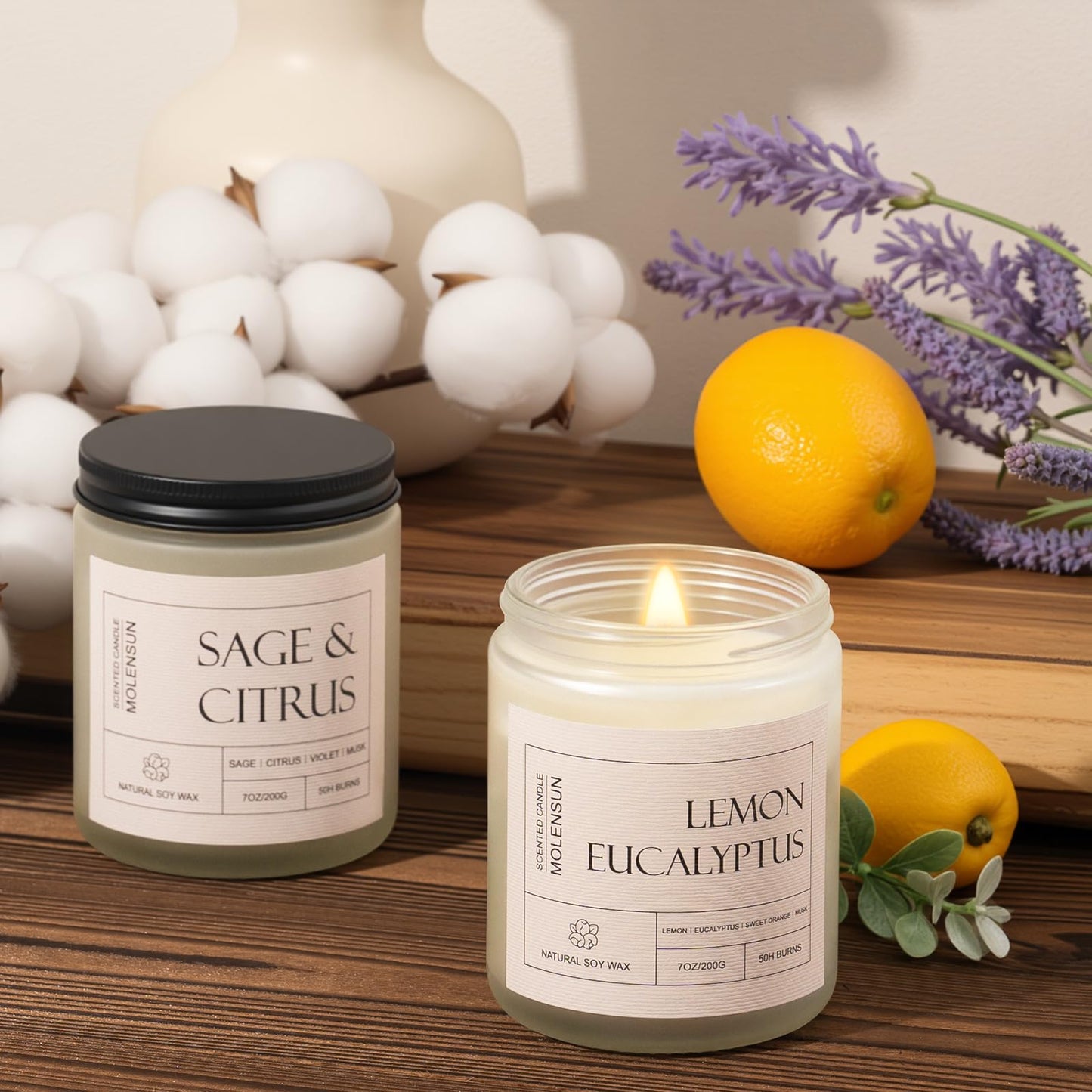 Fall Candles – 36oz (4×9oz) Soy Candles