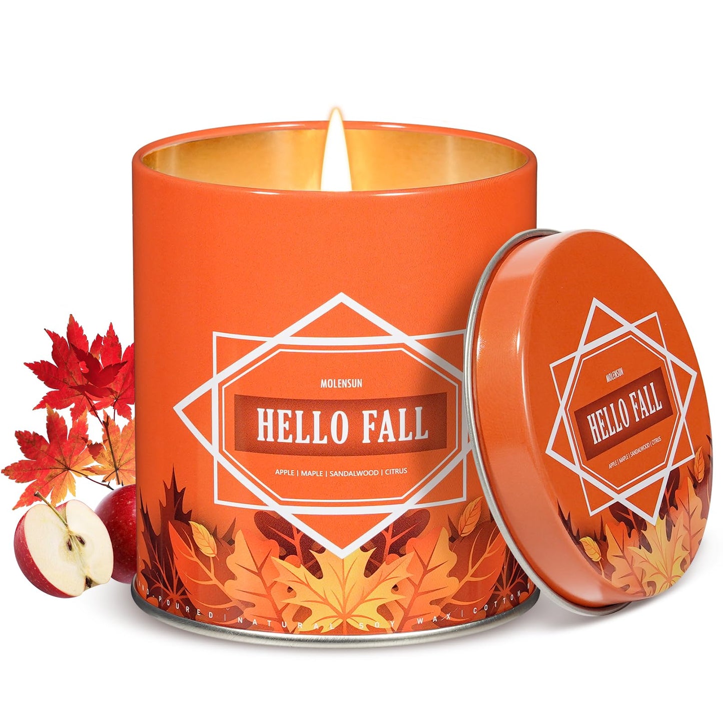 Fall Candles – 36oz (4×9oz) Soy Candles