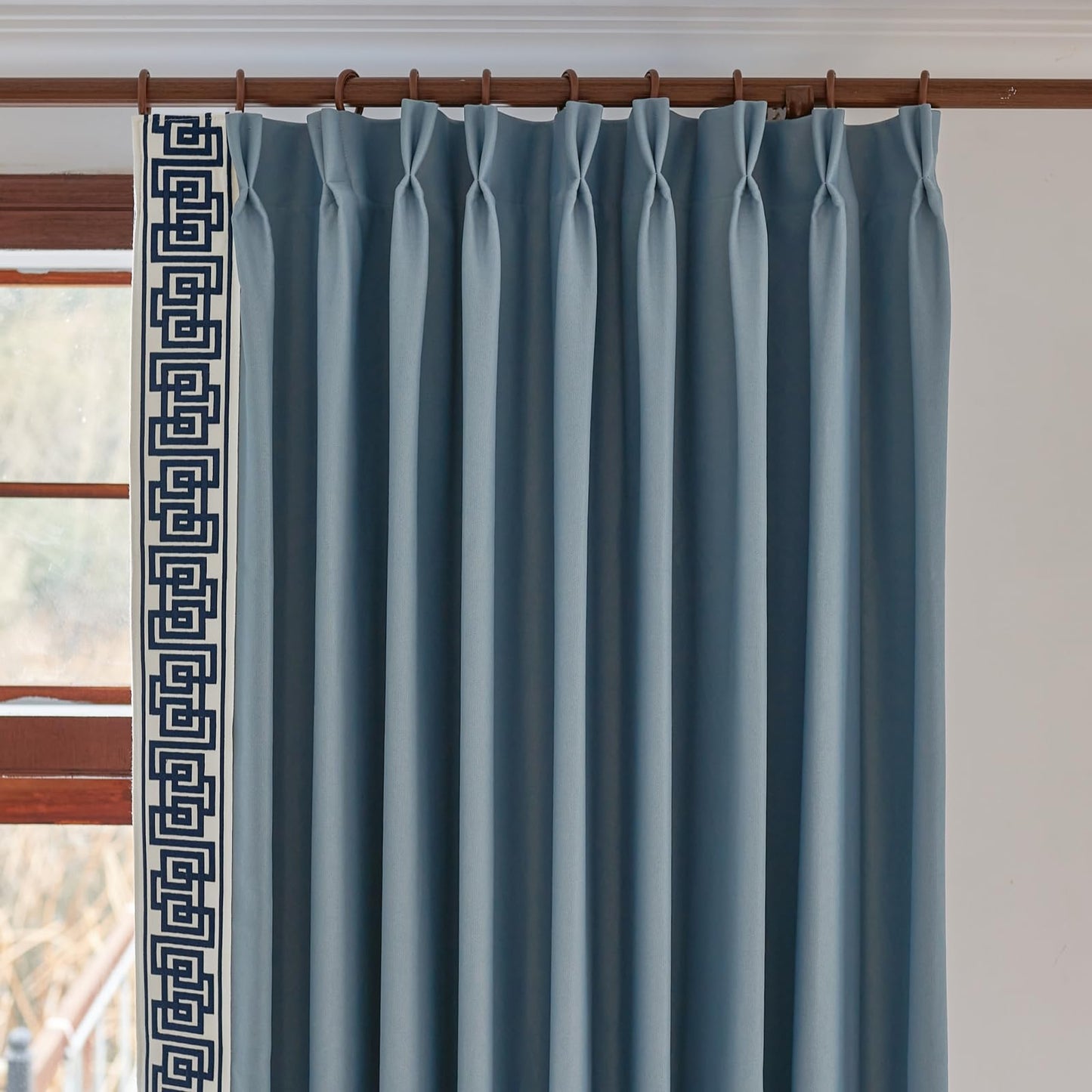 Beige Pinch Pleat Curtains 50x84