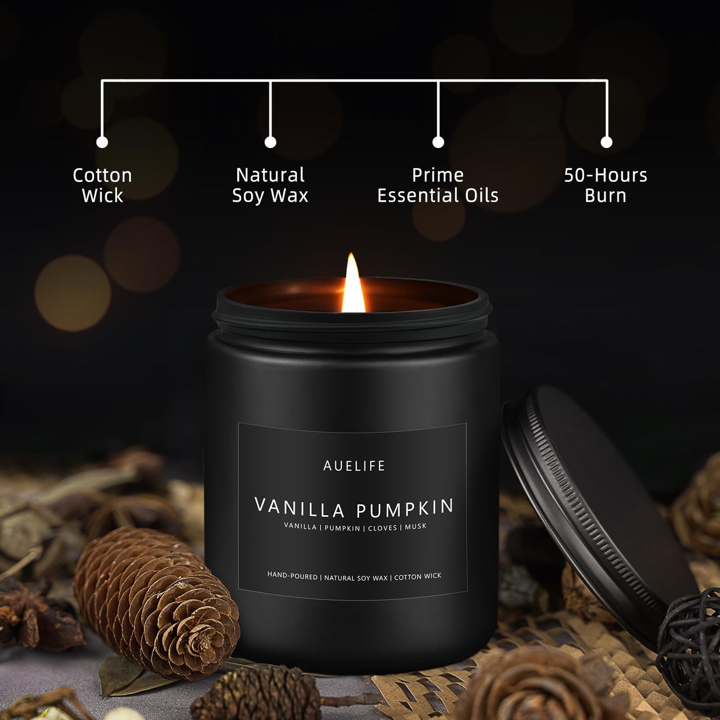 Men’s 4-Pack Scented Candle Set