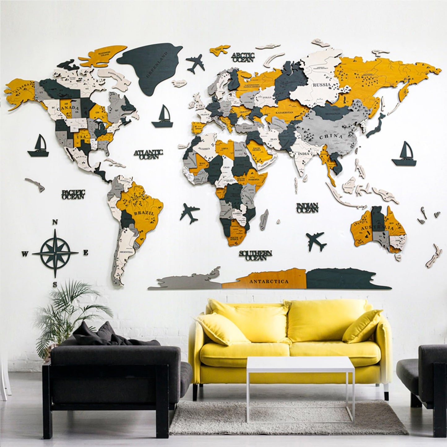 3D LED World Map – Medium