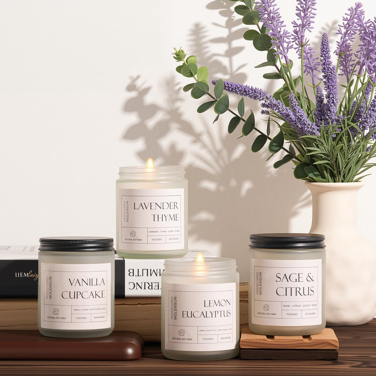 Fall Candles – 36oz (4×9oz) Soy Candles