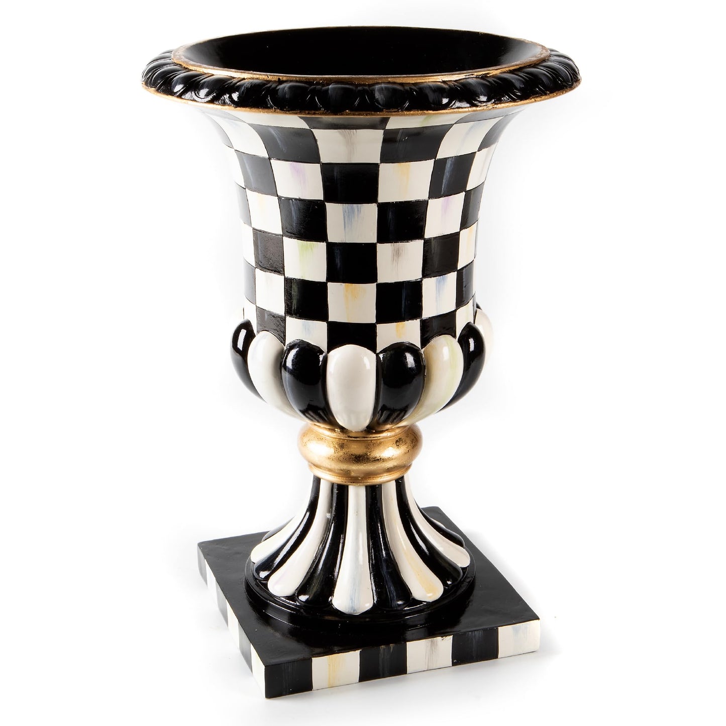 MACKENZIE-CHILDS Urn – Black & White