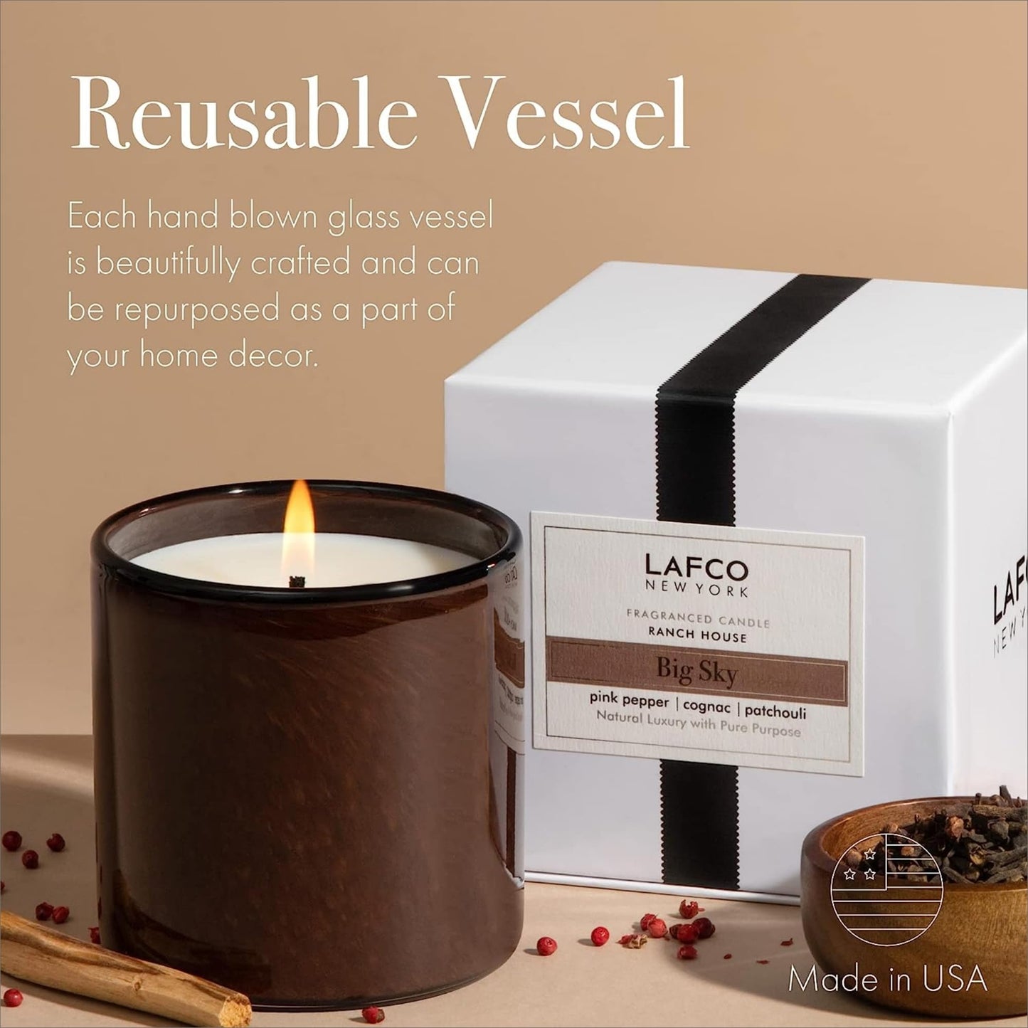 LAFCO Big Sky Candle, 2-Pack, 15.5 oz