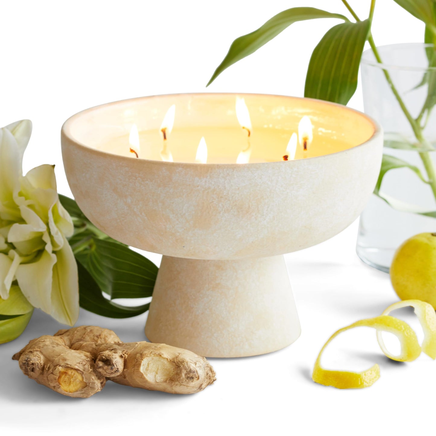 BLUEME 6-Wick Bergamot & Musk Candle
