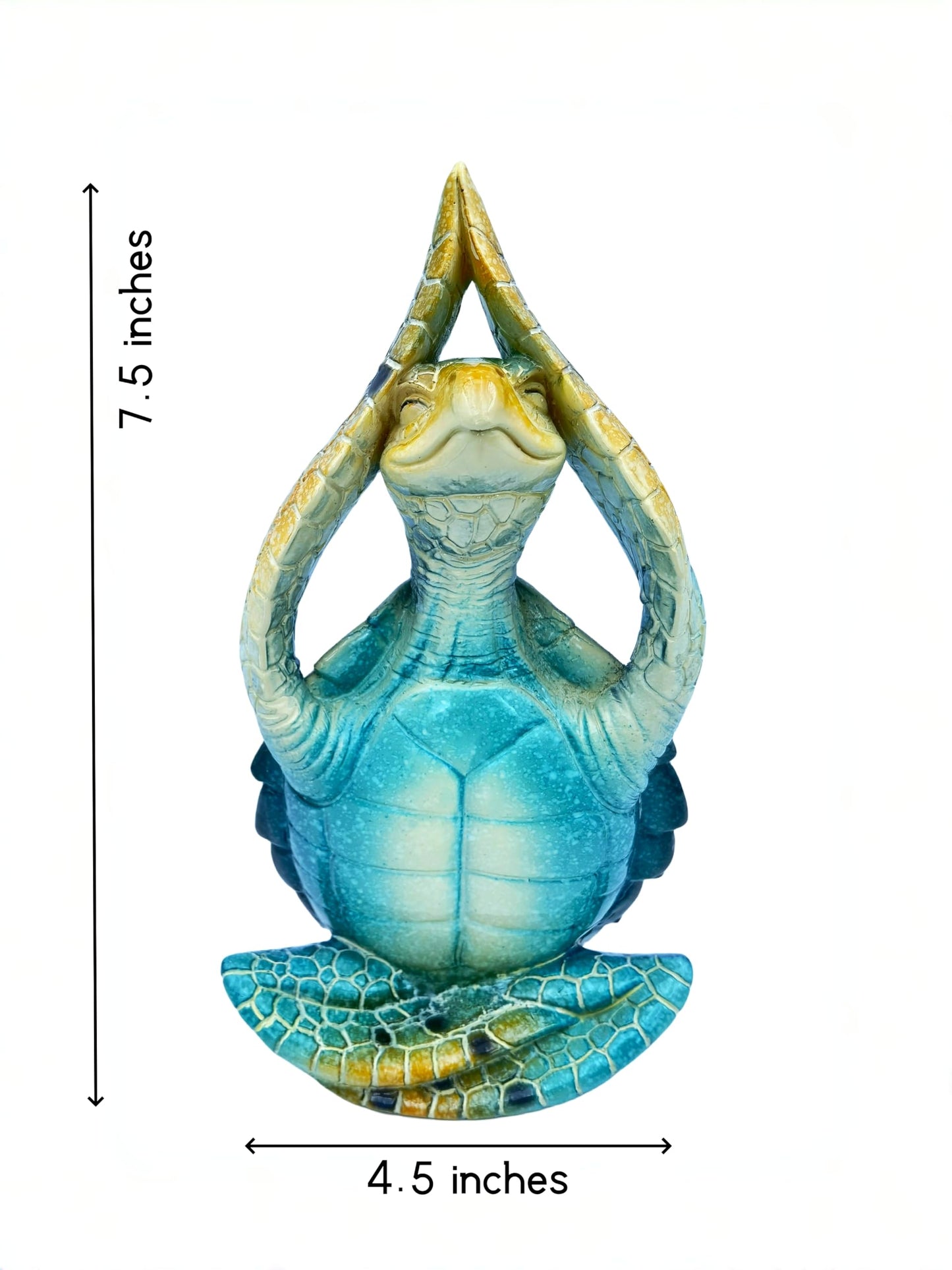 VVGIFTS Sea Turtle Yoga Statue