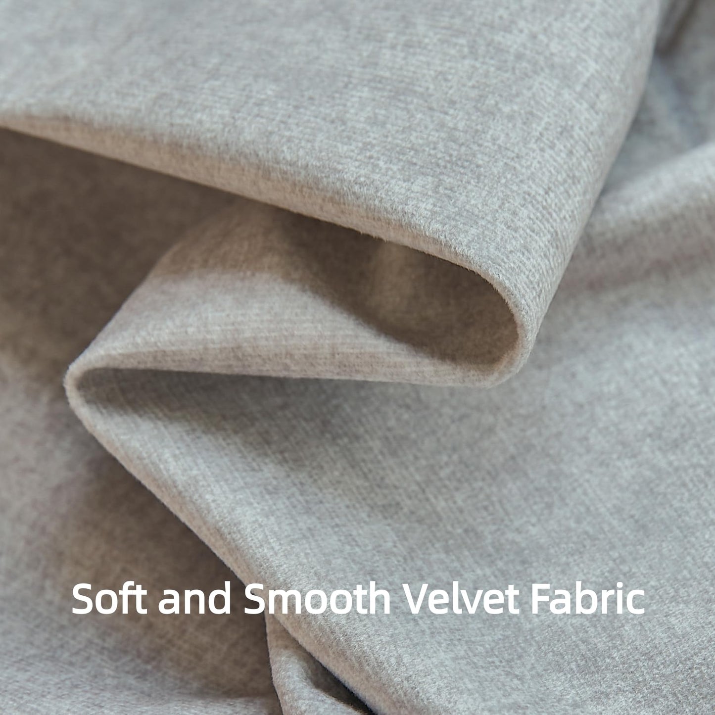 Beige Pinch Pleat Curtains 50x84