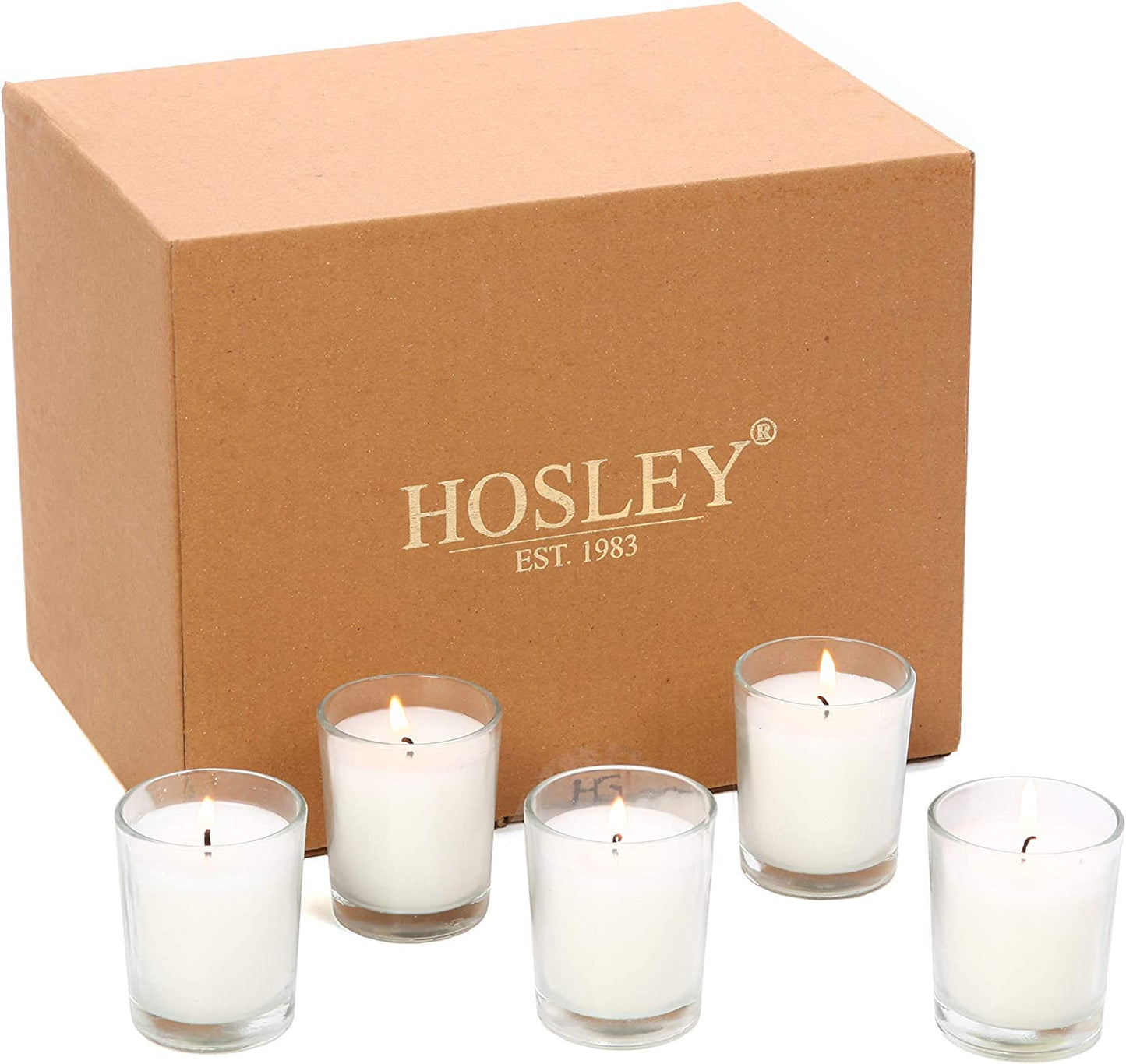 Hosley 240 Ivory Votive Candles