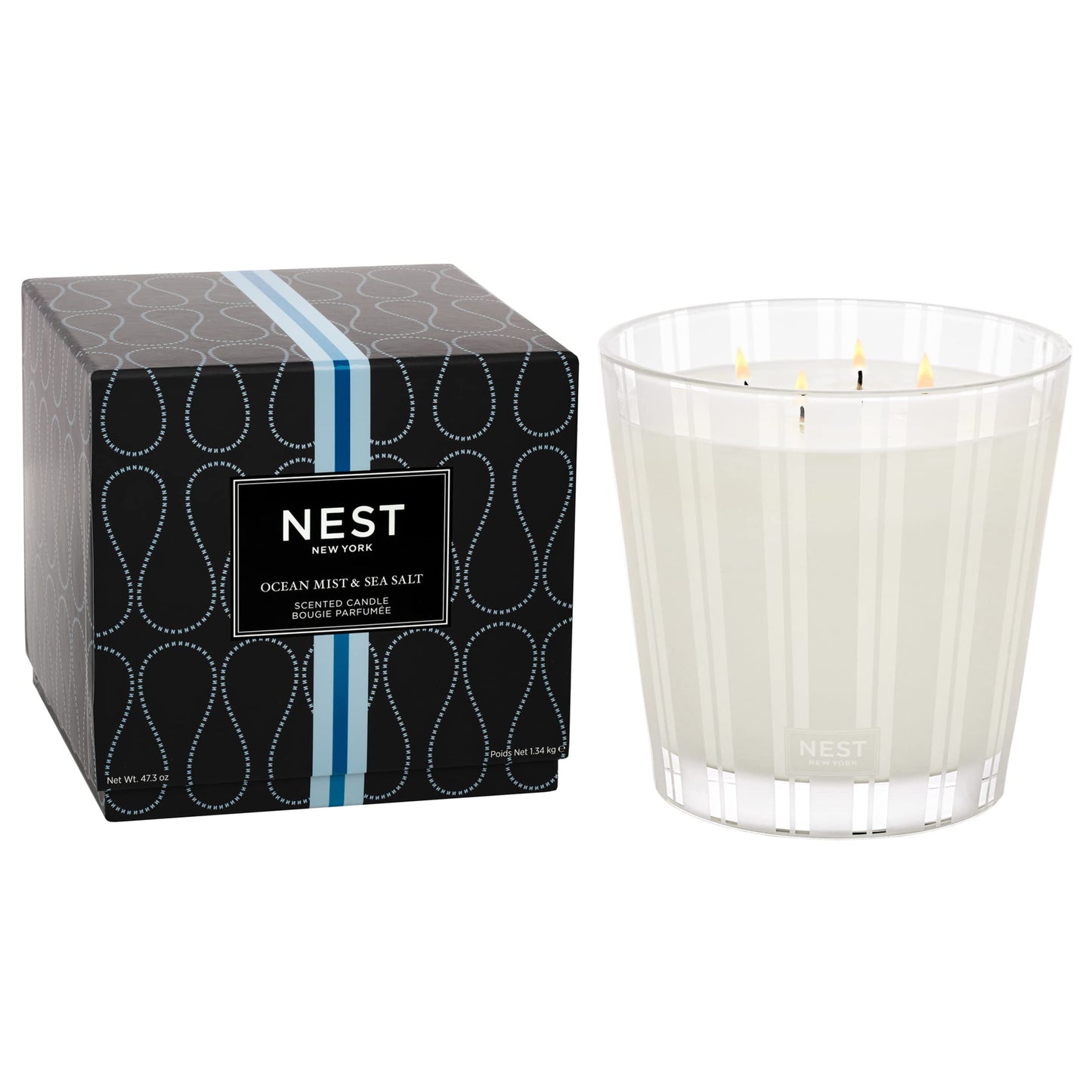 NEST Moroccan Amber 4-Wick Candle, 43.7 oz