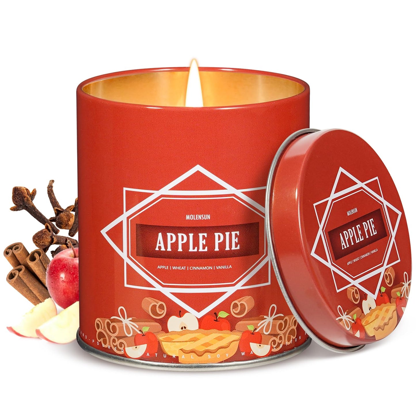 Fall Candles – 36oz (4×9oz) Soy Candles