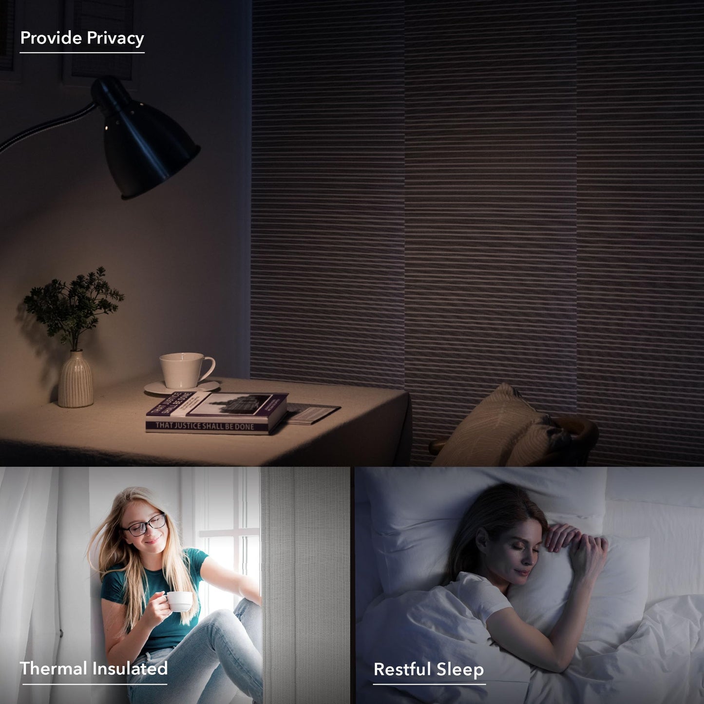 GoDear Design 99.99% Blackout Adjustable Sliding
