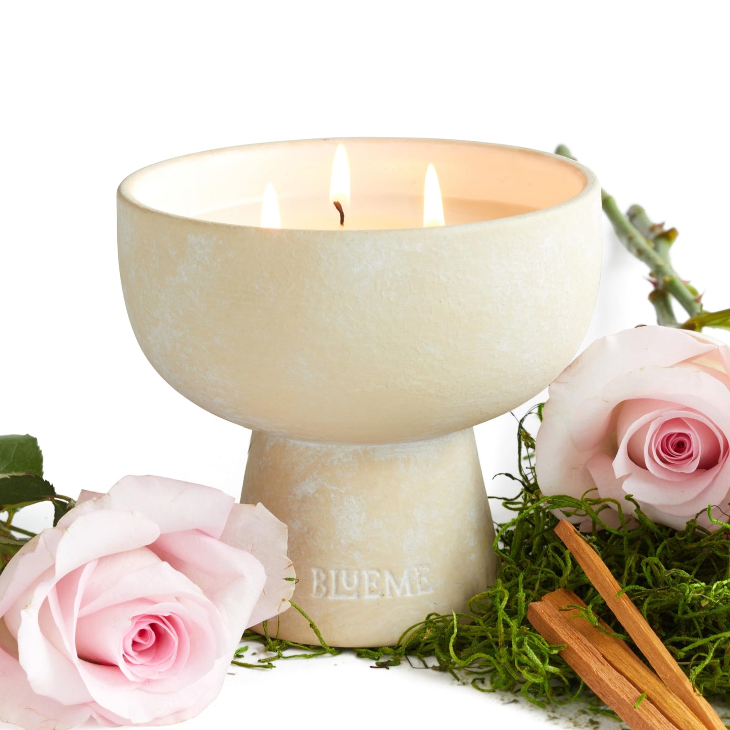 BLUEME 6-Wick Bergamot & Musk Candle