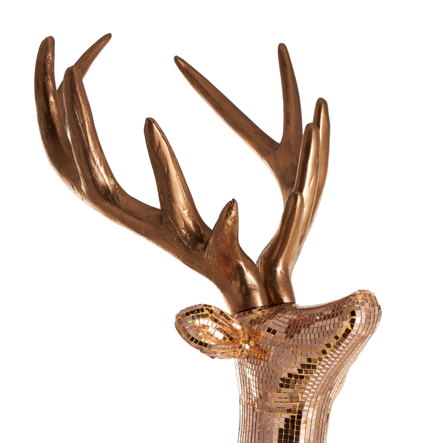 Deco 79 Copper Reindeer Statue 56"
