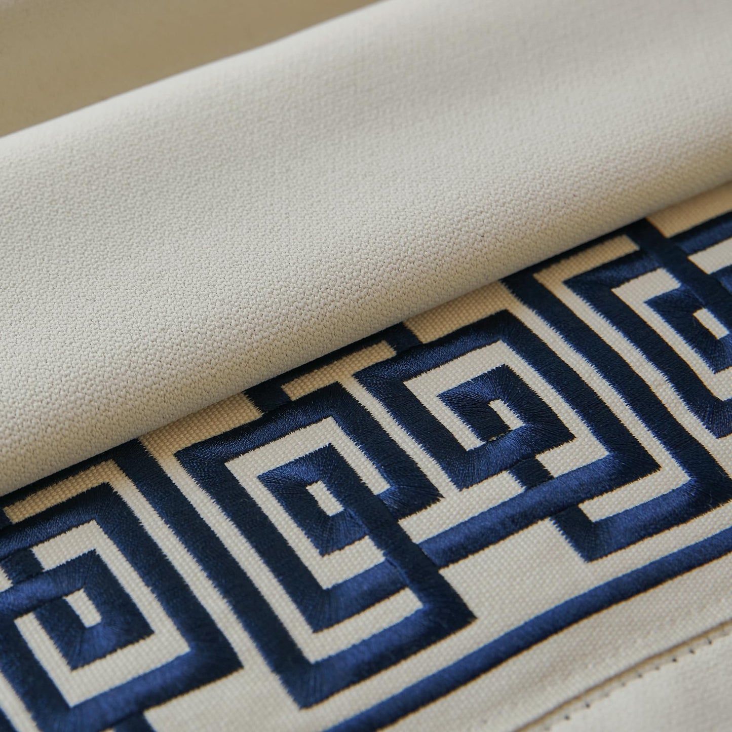 Beige Pinch Pleat Curtains 50x84