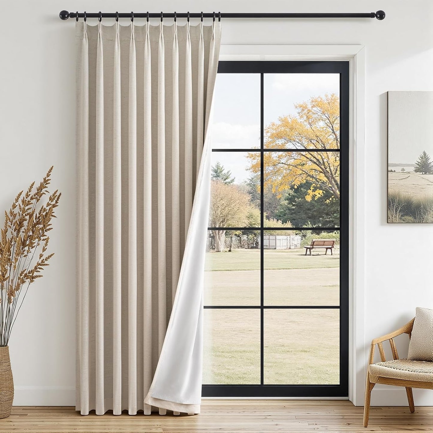 Topfinel Blackout Curtain 72x108, 1 Panel