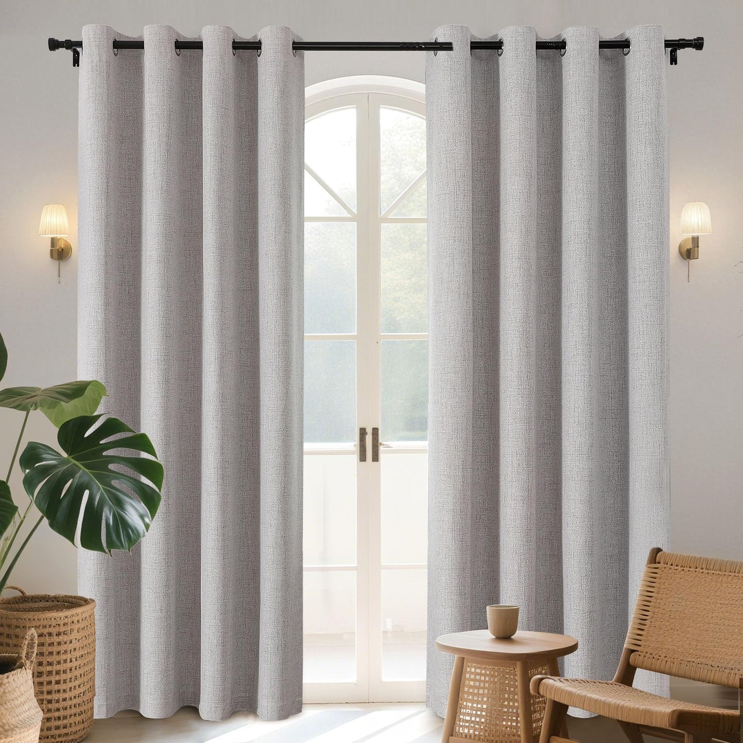 Joydeco Blackout Curtains 96", 2 Panels