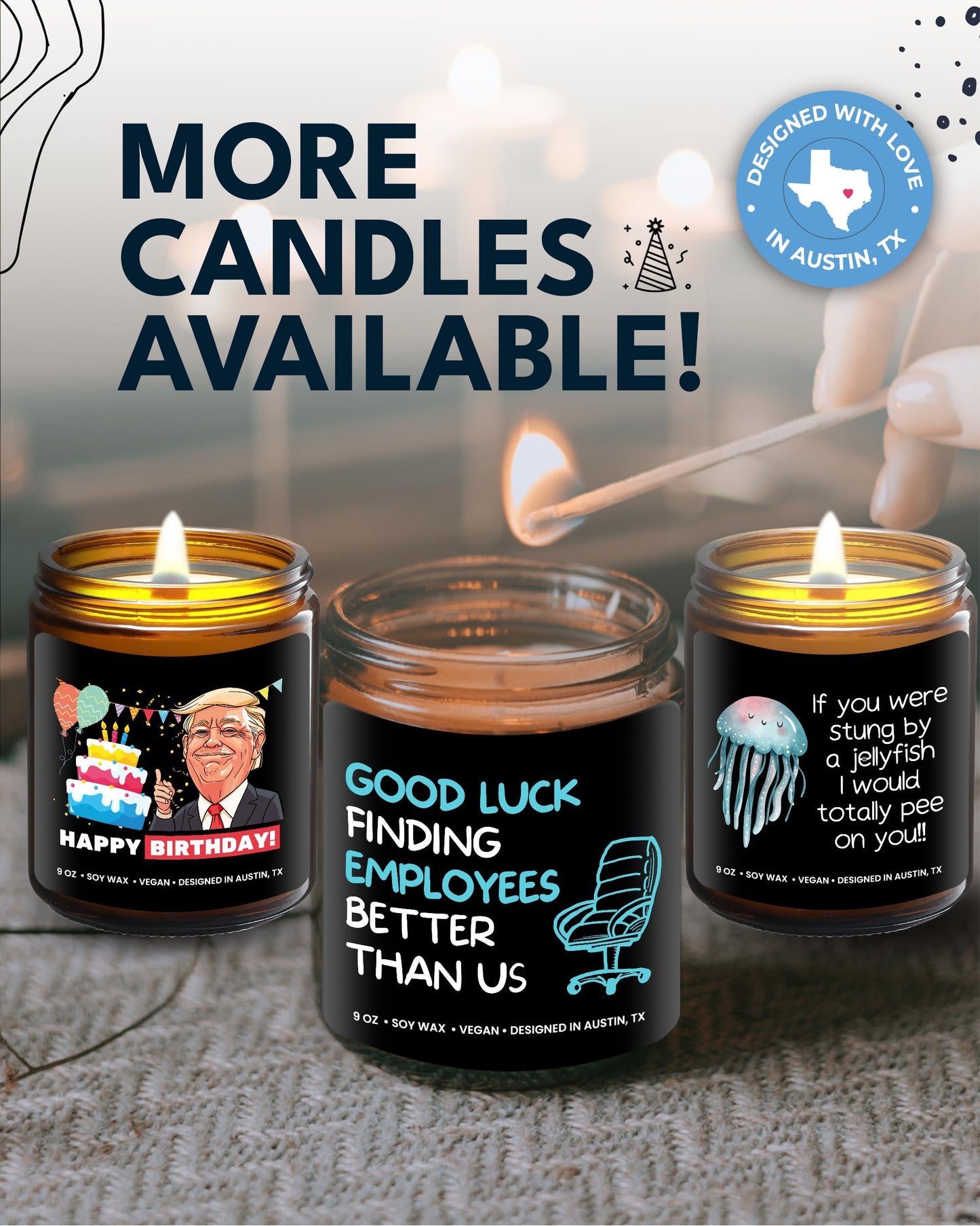 Funny Happy Birthday Candle