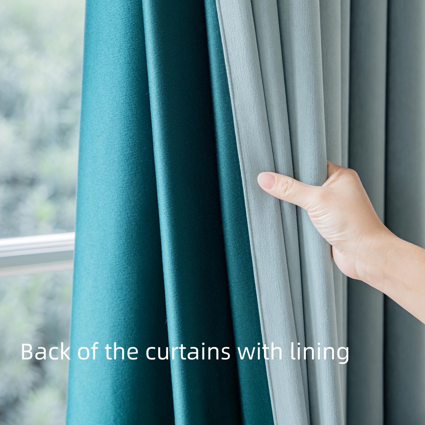 Teal Blackout Pinch Pleat Drapes – 52"x84", 2 Panels