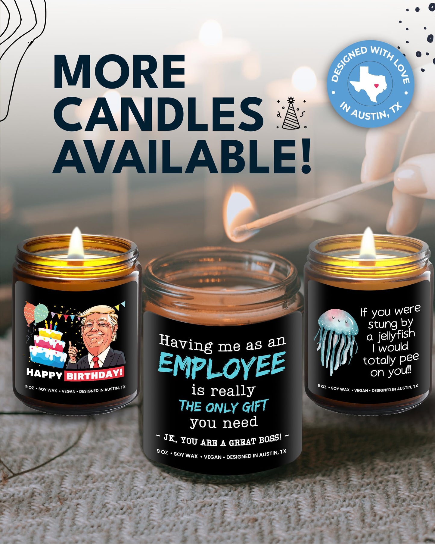 Funny Happy Birthday Candle
