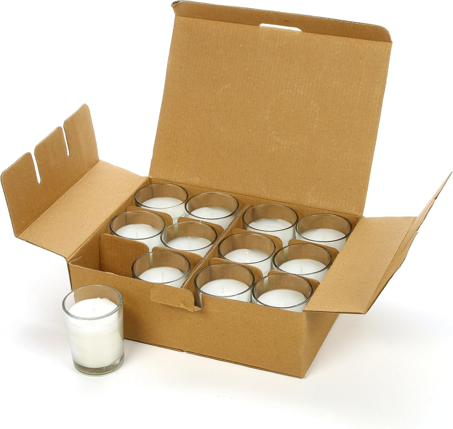 Hosley 240 Ivory Votive Candles