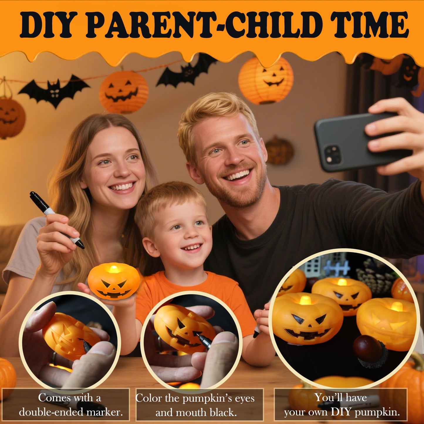 Halloween Decorations, 20 PCs Floating Candles