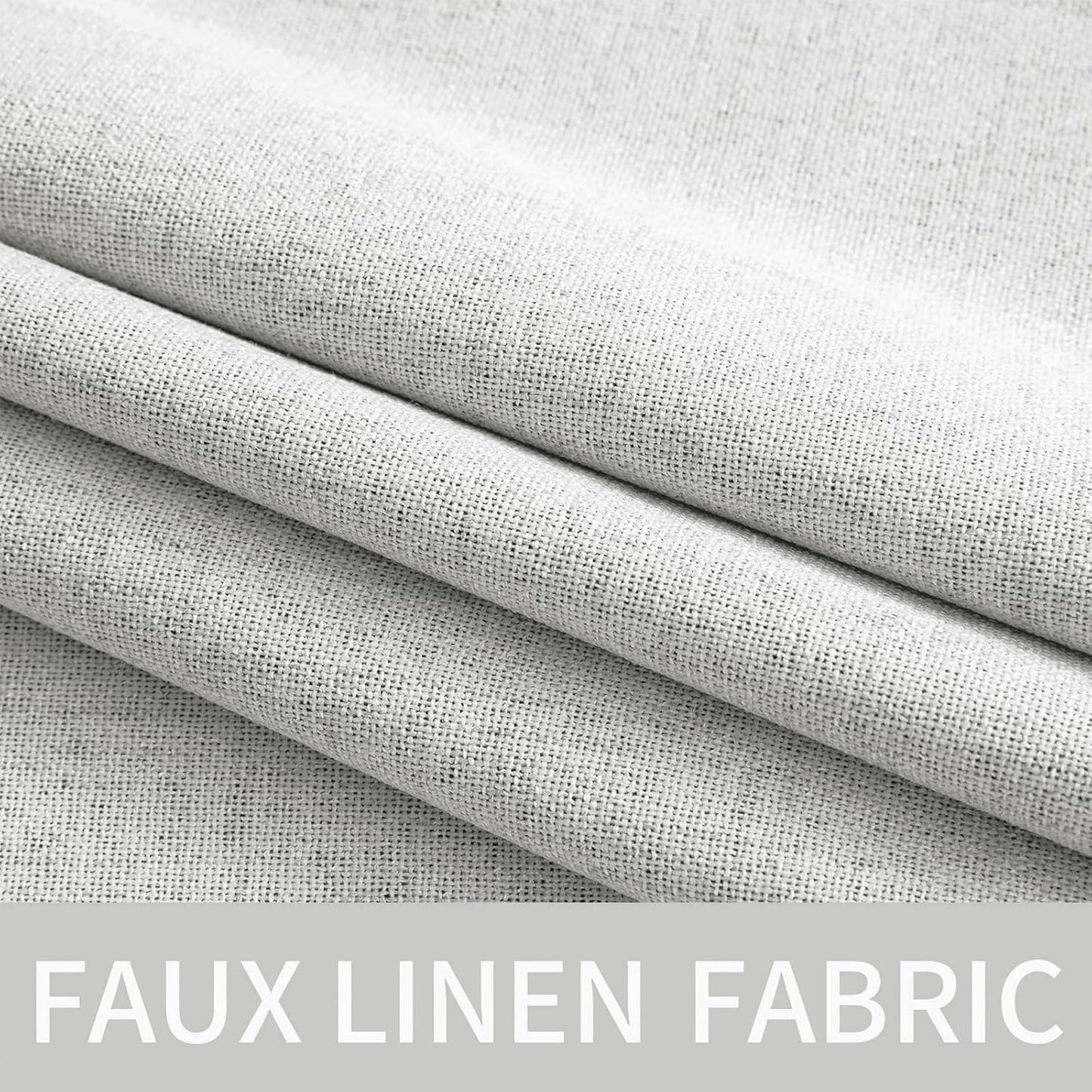 MIULEE Blackout Curtains 52x84" Beige, 2 Panels