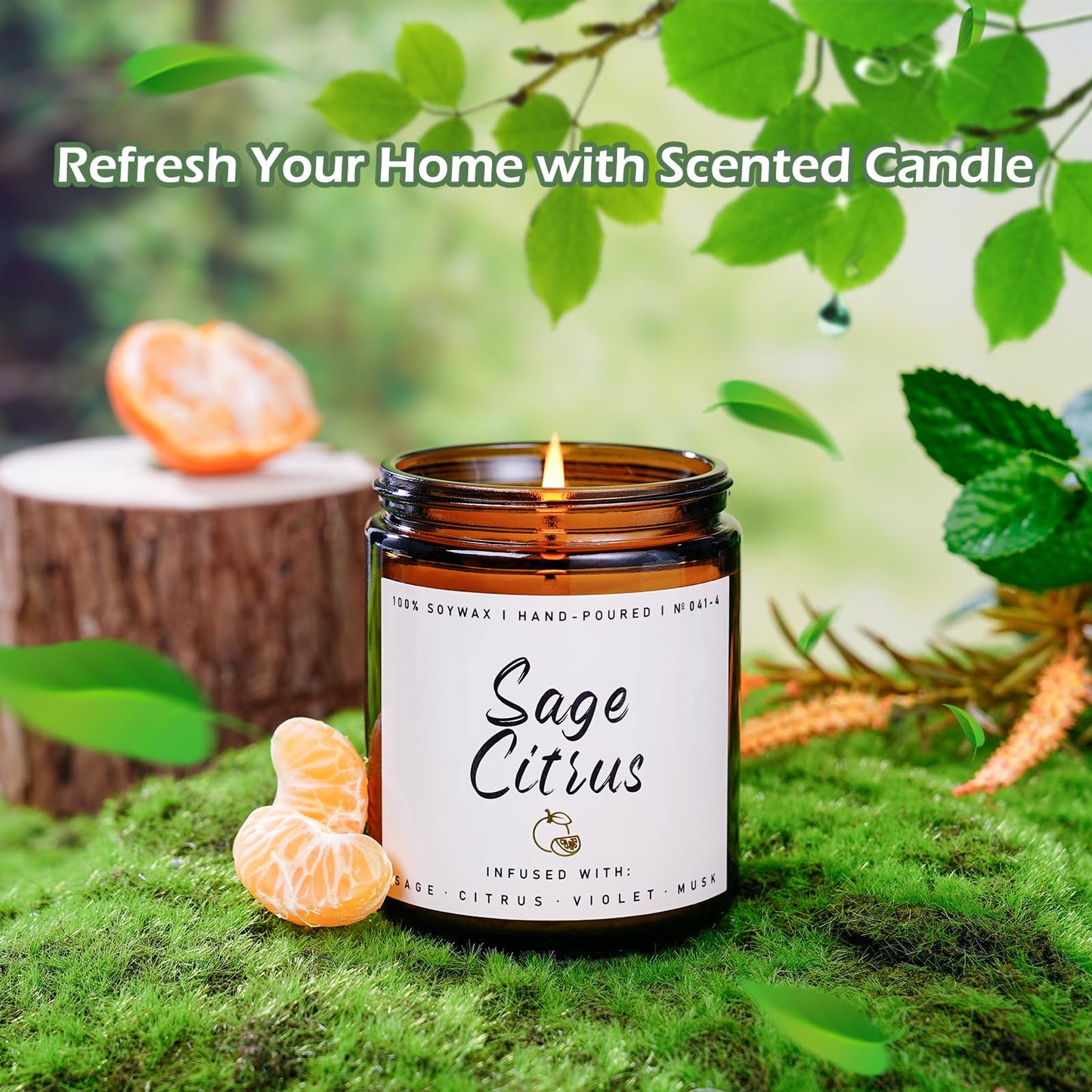 Auelife 4-Pack Fall Scented Candles