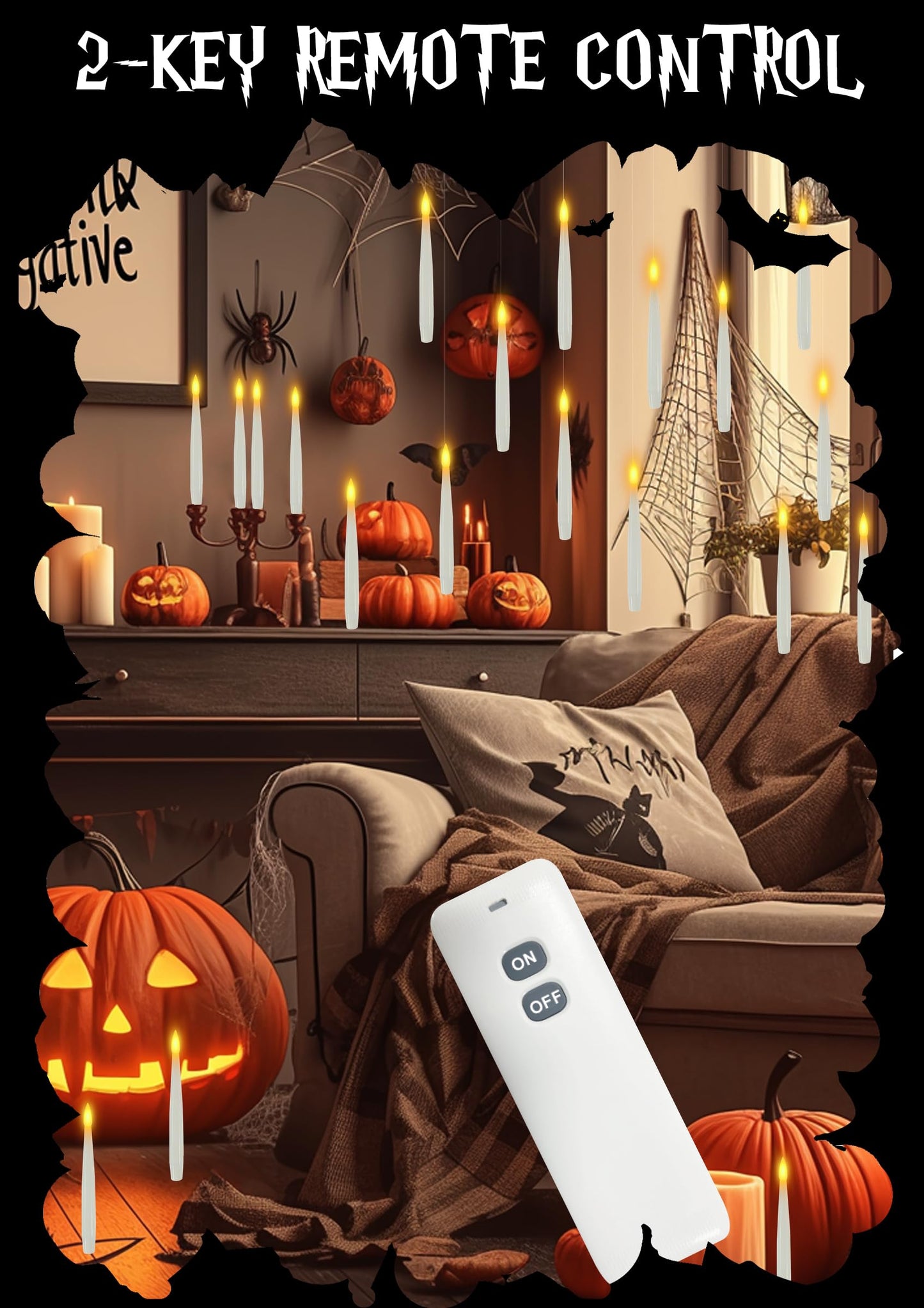 Halloween Decorations, 20 PCs Floating Candles