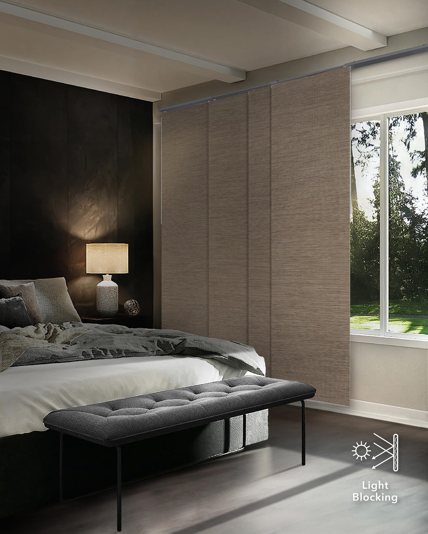 GoDear Design 99.99% Blackout Adjustable Sliding