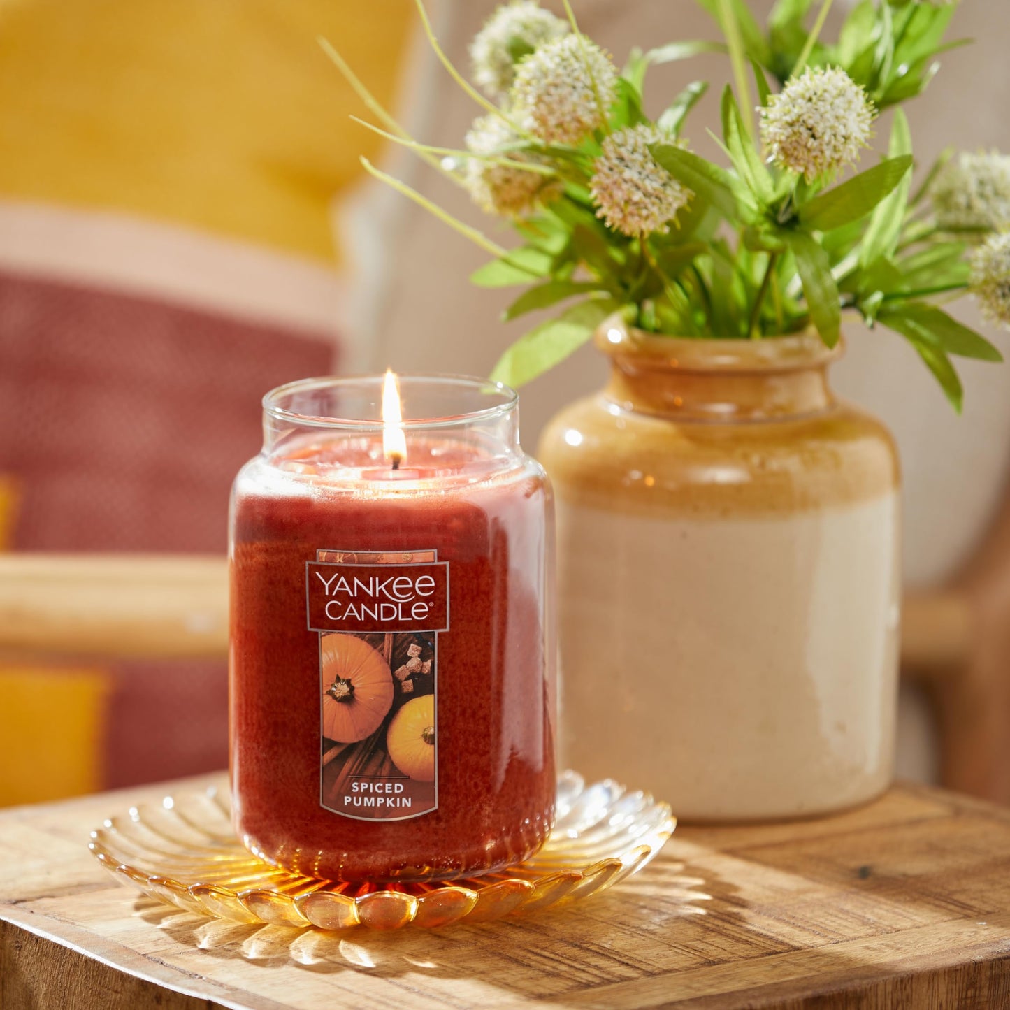 Yankee Candle Spiced Pumpkin, 22oz