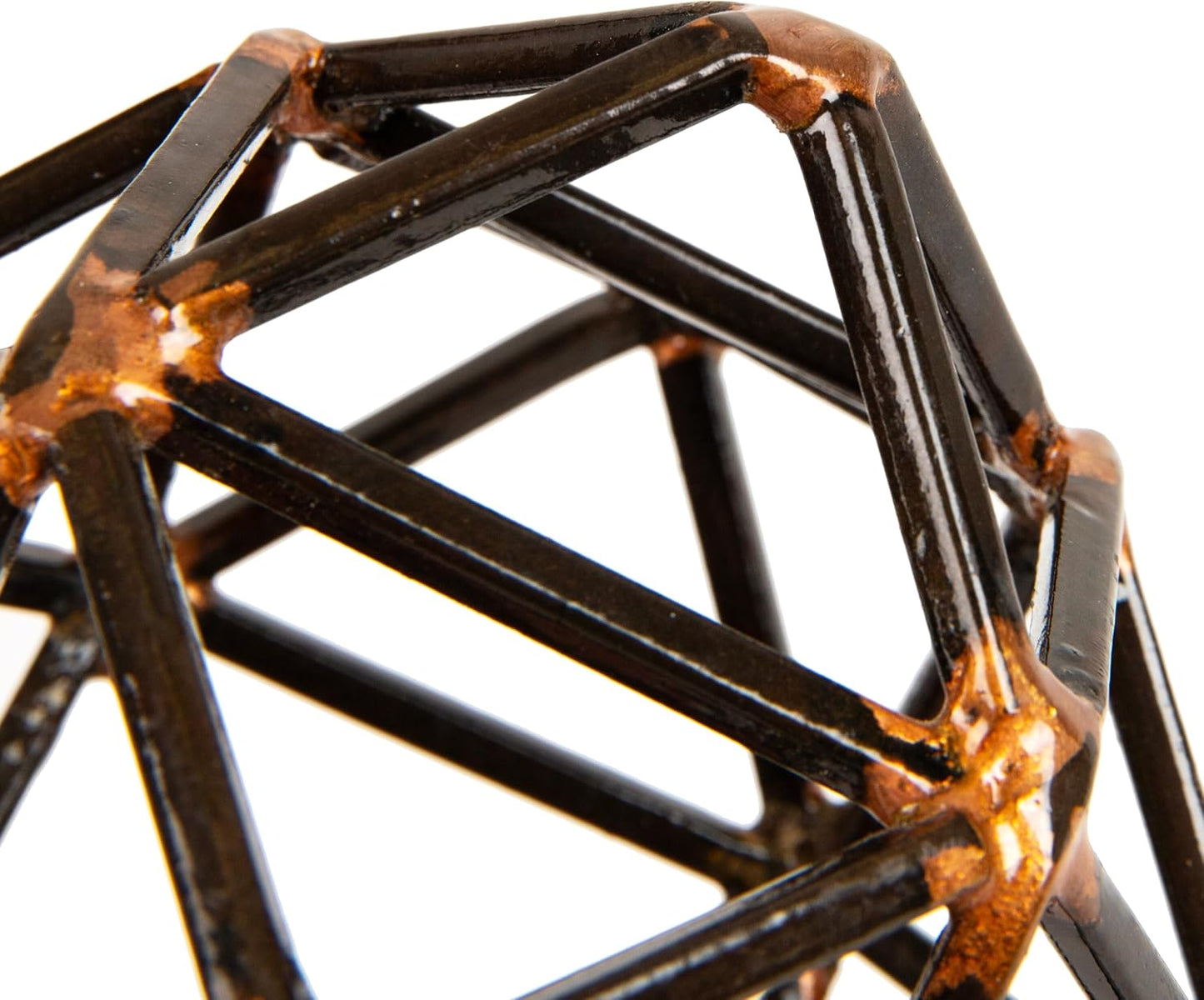 Mind Reader Geometric Metal Sculpture, Black