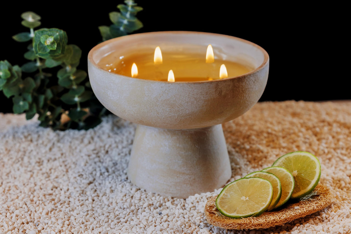 BLUEME 6-Wick Bergamot & Musk Candle