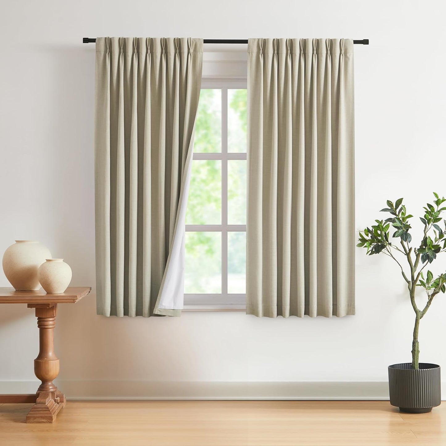 Vision Home Blackout Curtains 40x84" 2 Panels