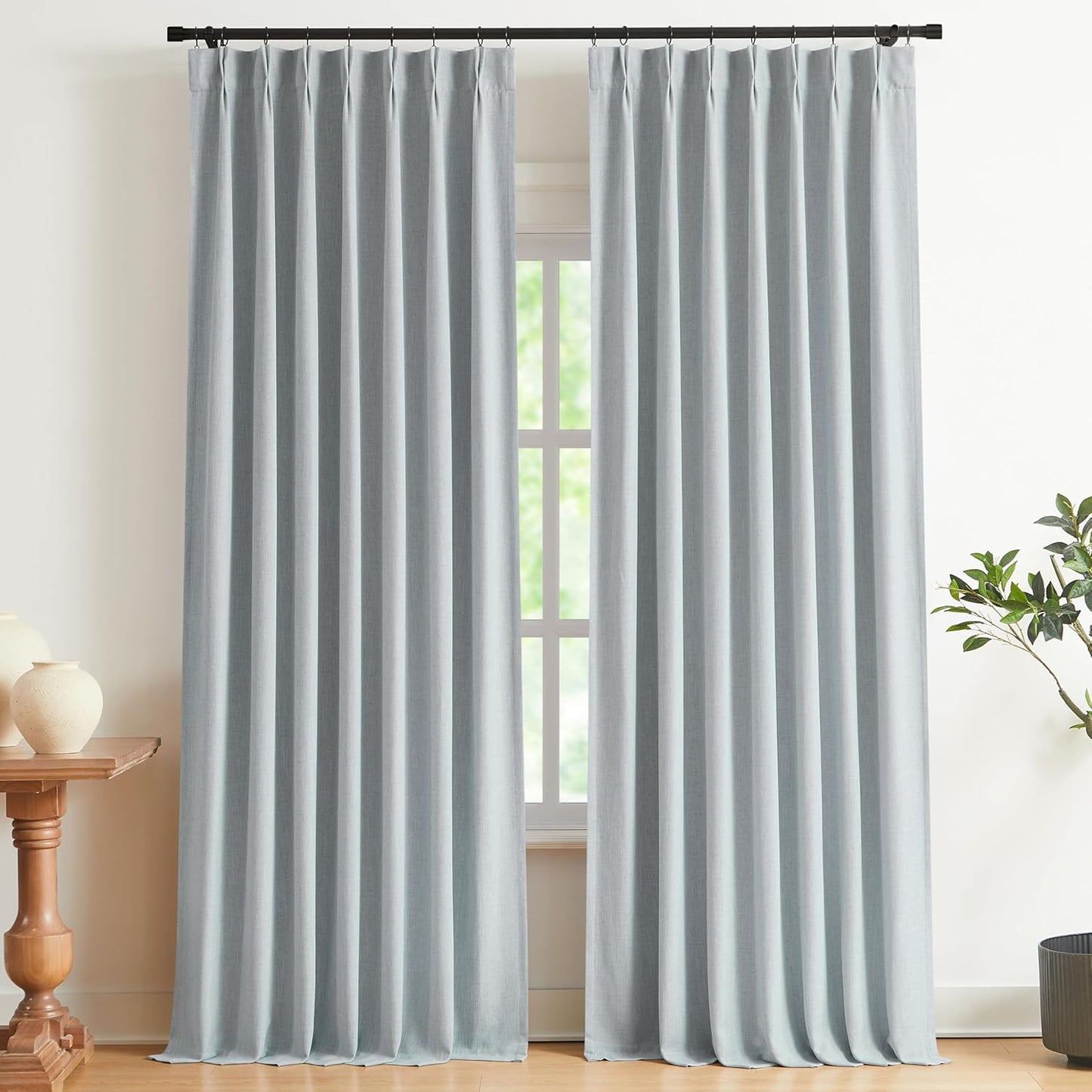 Vision Home Blackout Curtains 40x84" 2 Panels