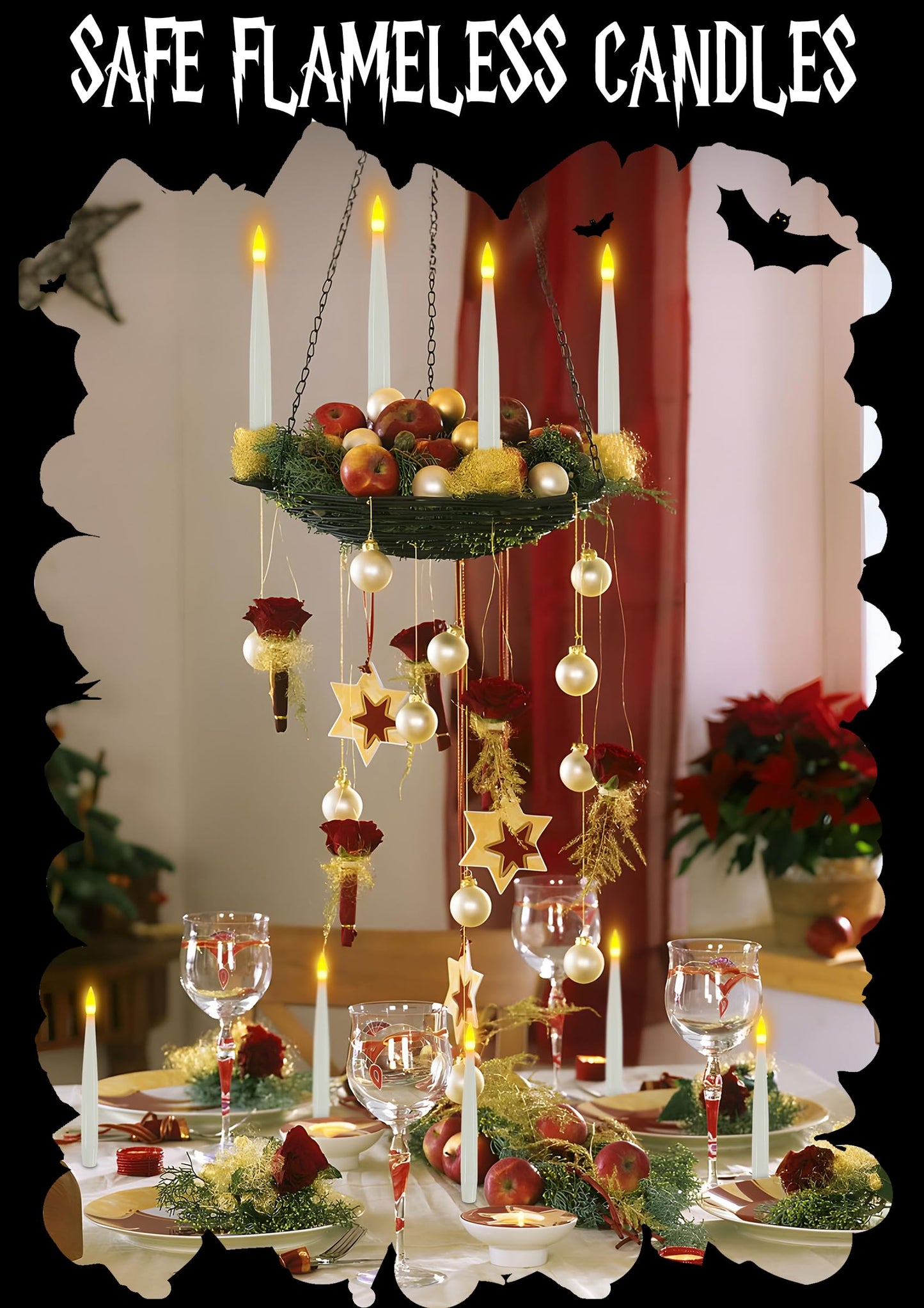 Halloween Decorations, 20 PCs Floating Candles