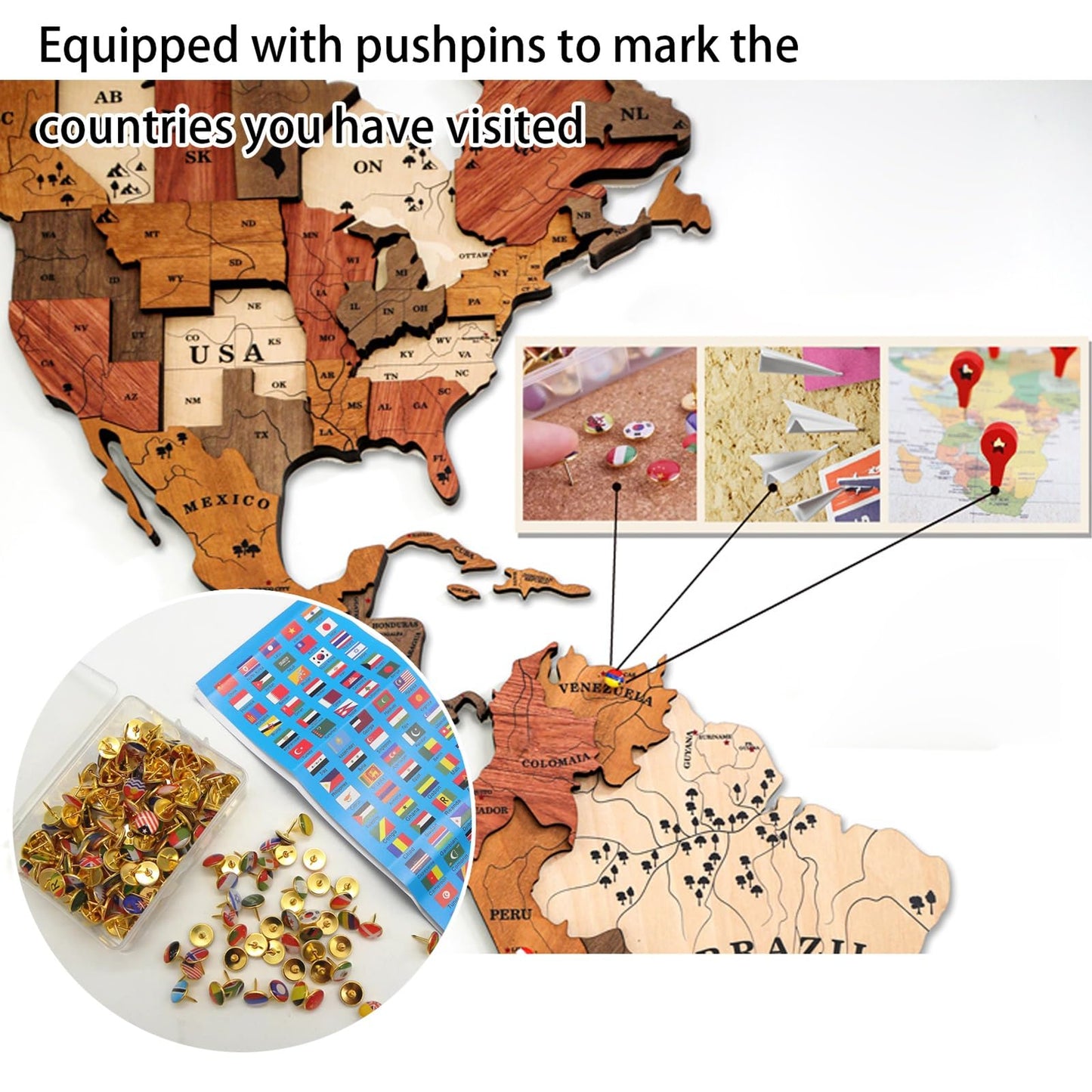 3D LED World Map – Medium