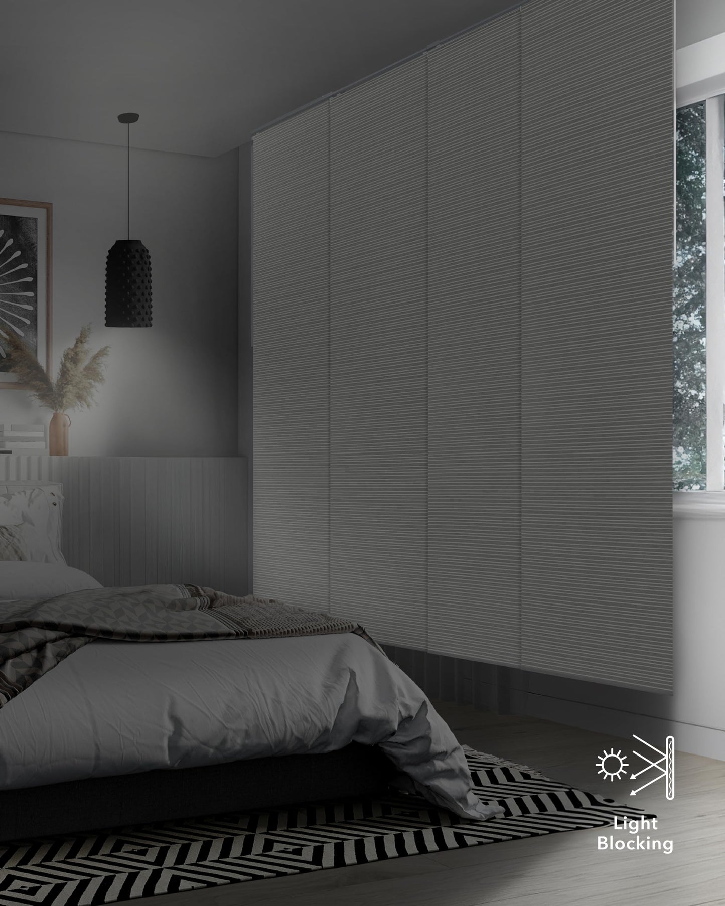 GoDear Design 99.99% Blackout Adjustable Sliding