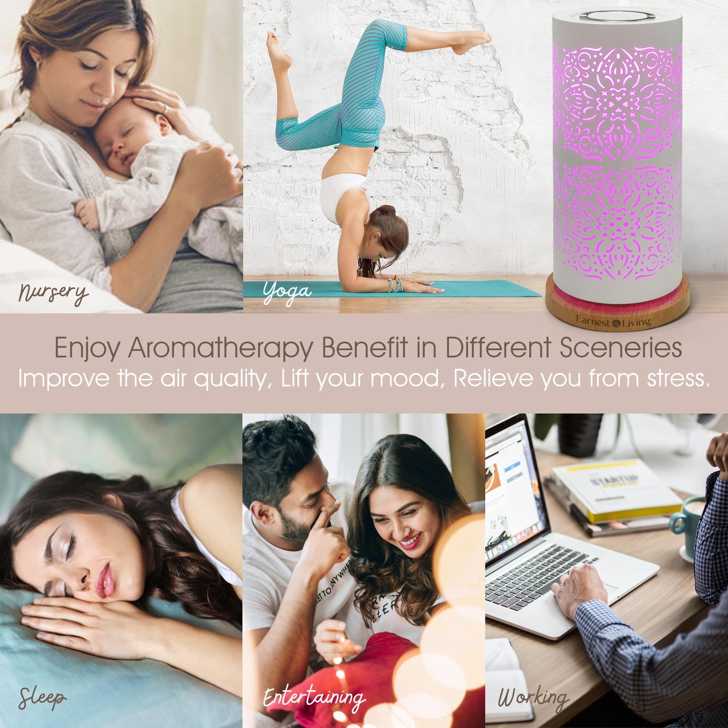 Earnest Living Ceramic Oil Diffuser 100ml