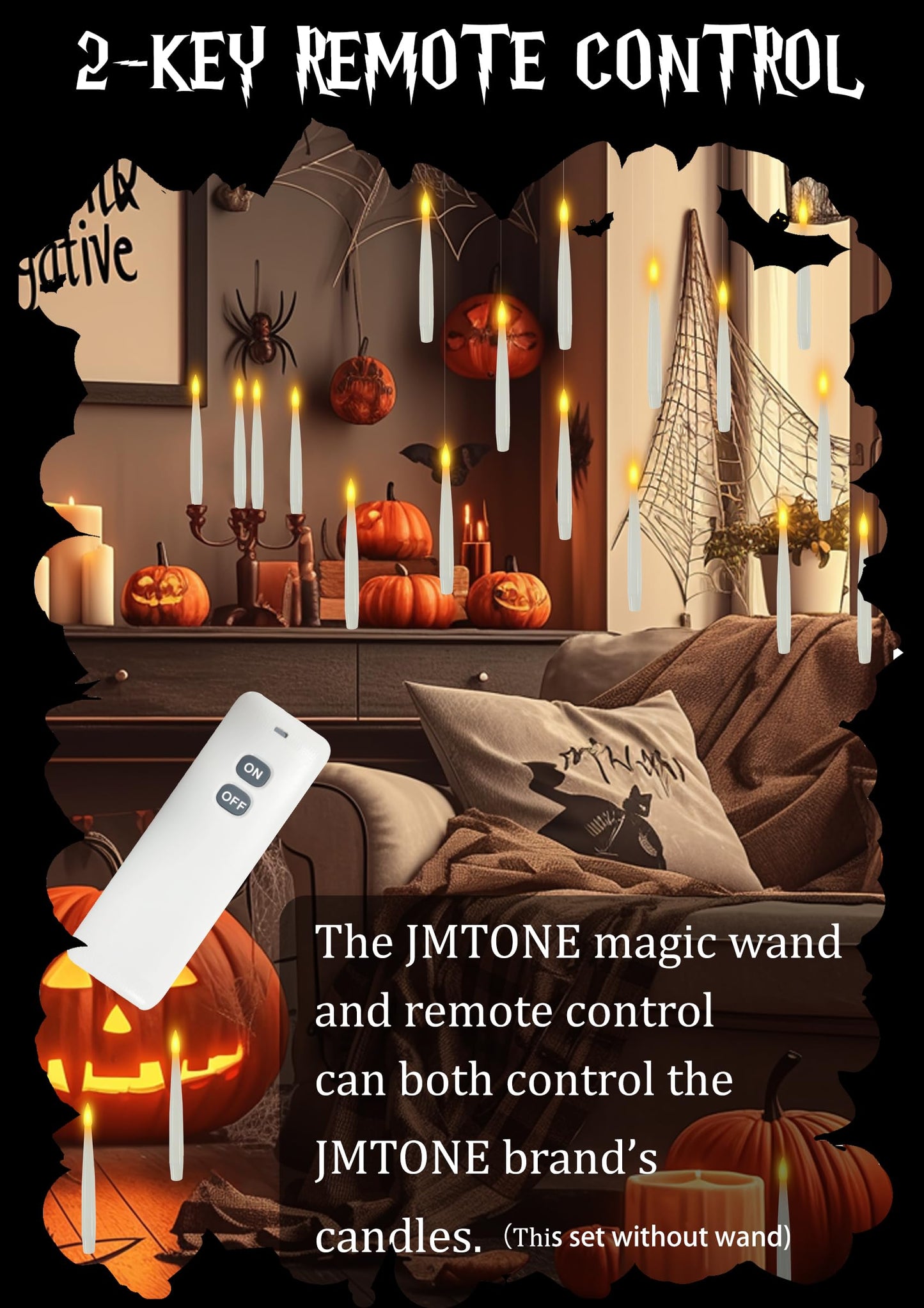 Halloween Decorations, 20 PCs Floating Candles