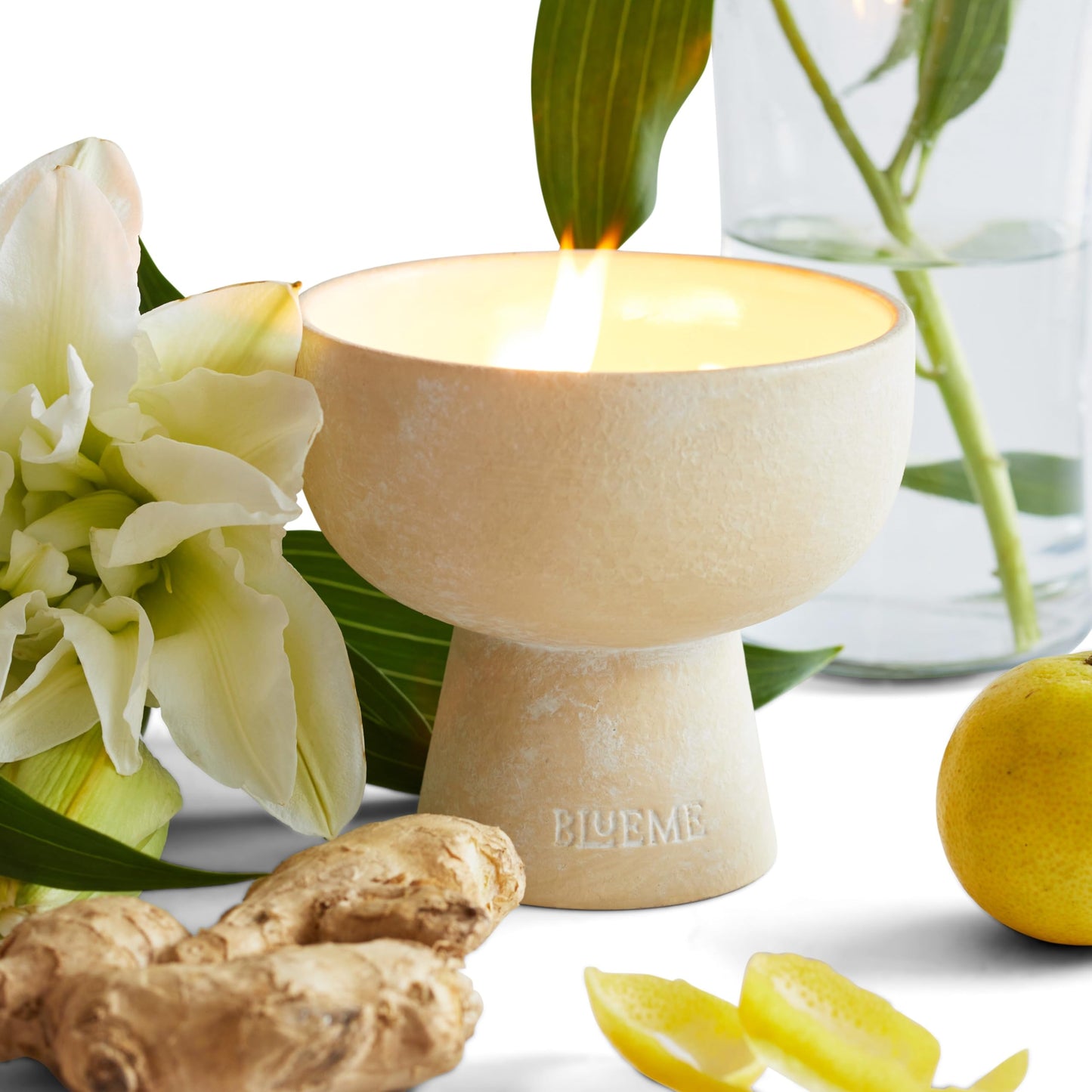 BLUEME 6-Wick Bergamot & Musk Candle