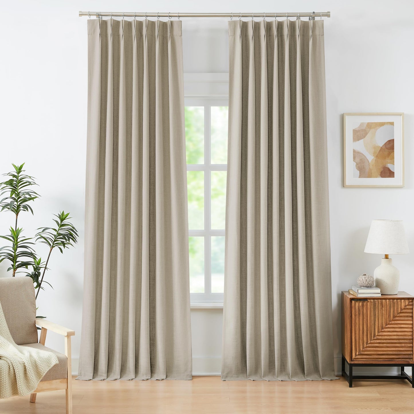 WEST LAKE Blackout Curtains 40x90" Blue, 2 Panels