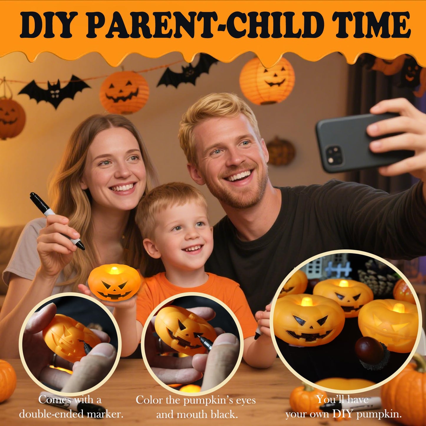 Halloween Decorations, 20 PCs Floating Candles